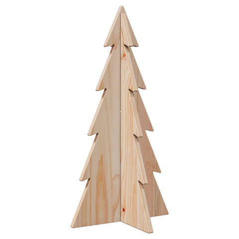 Weihnachtsbaum Holz zum Schmücken 59,5 cm Massivholz Kiefer