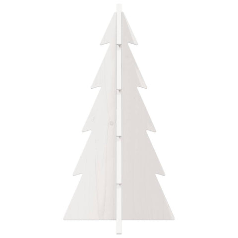 vidaXL Weihnachtsbaum Holz zum Schmücken 59,5 cm Massivholz Kiefer