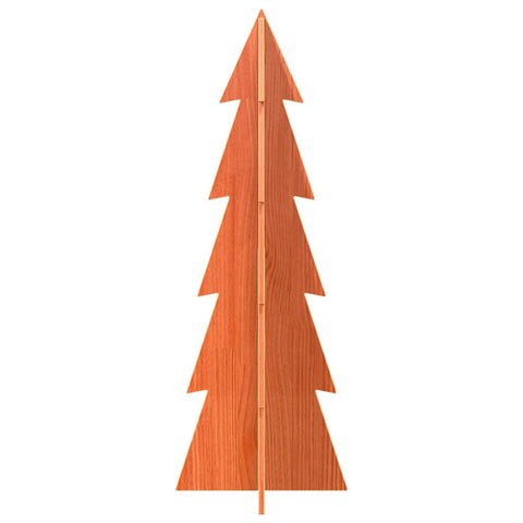 Weihnachtsbaum zum Schmücken Wachsbraun 112cm Massivholz Kiefer