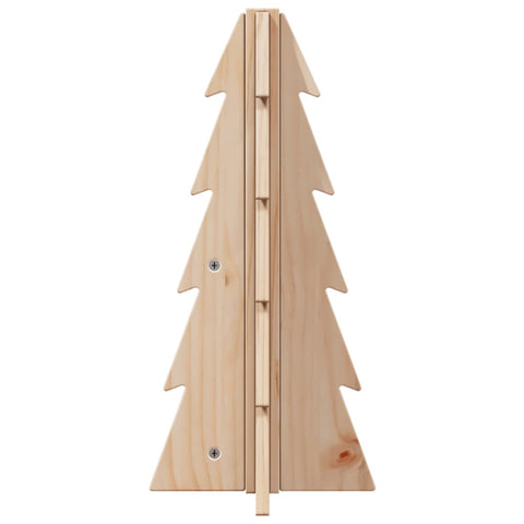 vidaXL Weihnachtsbaum Holz zum Schmücken 49 cm Massivholz Kiefer