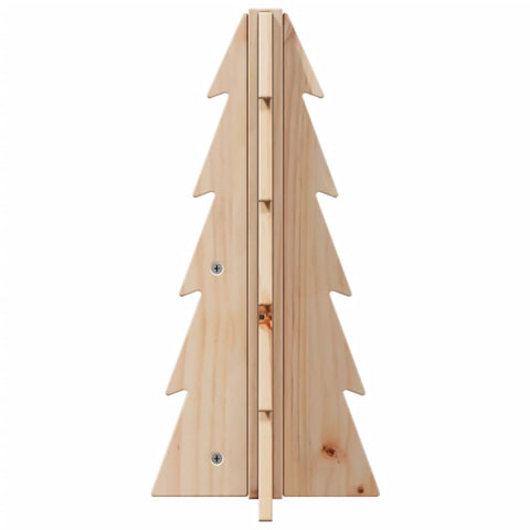 vidaXL Weihnachtsbaum Holz zum Schmücken 49 cm Massivholz Kiefer