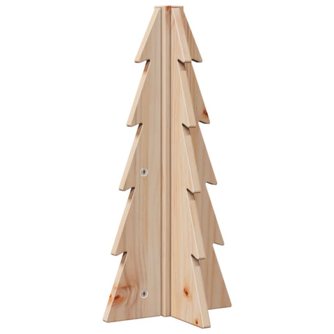 vidaXL Weihnachtsbaum Holz zum Schmücken 49 cm Massivholz Kiefer