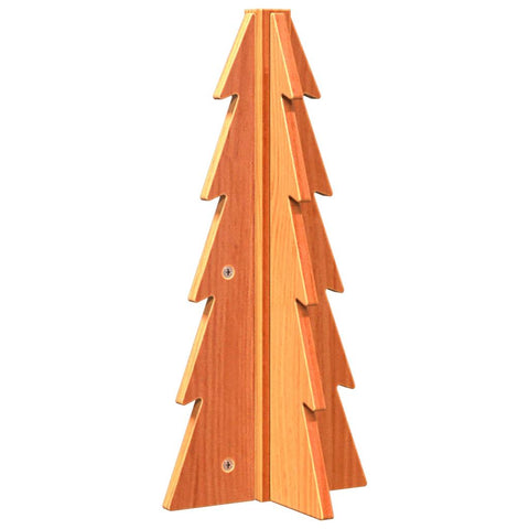 vidaXL Weihnachtsbaum Holz zum Schmücken 49 cm Massivholz Kiefer