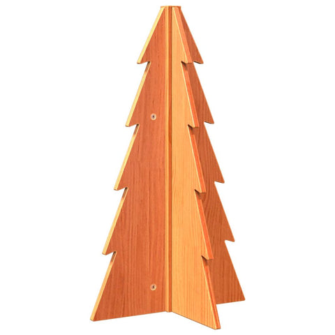 vidaXL Weihnachtsbaum Holz zum Schmücken 69,5 cm Massivholz Kiefer