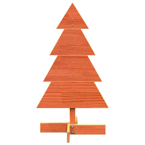 vidaXL Weihnachtsbaum Holz zum Schmücken 80 cm Massivholz Kiefer