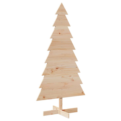 vidaXL Weihnachtsbaum Holz zum Schmücken 150 cm Massivholz Kiefer