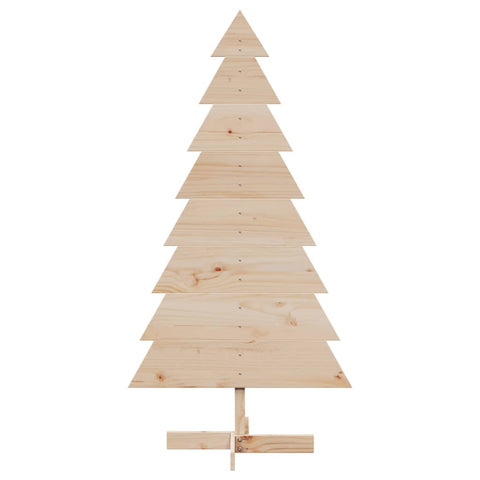 vidaXL Weihnachtsbaum Holz zum Schmücken 150 cm Massivholz Kiefer