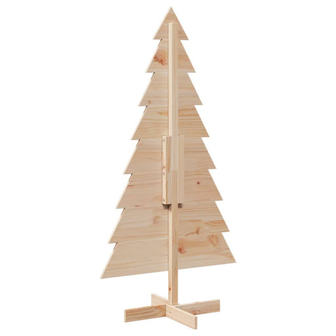 vidaXL Weihnachtsbaum Holz zum Schmücken 150 cm Massivholz Kiefer