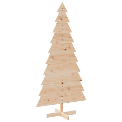 vidaXL Weihnachtsbaum Holz zum Schmücken 180 cm Massivholz Kiefer