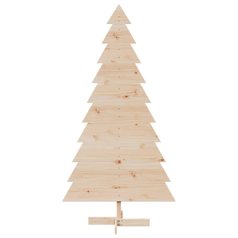 vidaXL Weihnachtsbaum Holz zum Schmücken 180 cm Massivholz Kiefer