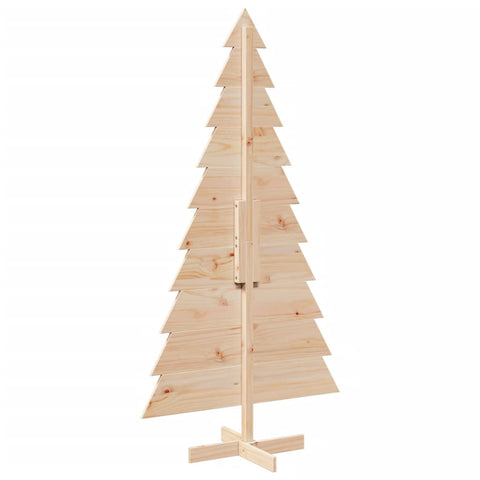 vidaXL Weihnachtsbaum Holz zum Schmücken 180 cm Massivholz Kiefer