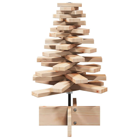 vidaXL Weihnachtsbaum Holz zum Schmücken 60 cm Massivholz Kiefer