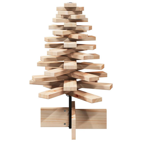 vidaXL Weihnachtsbaum Holz zum Schmücken 60 cm Massivholz Kiefer