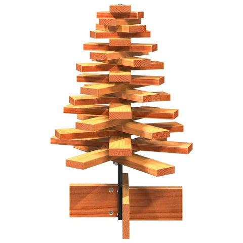 Weihnachtsbaum zum Schmücken Wachsbraun 60 cm Massivholz Kiefer