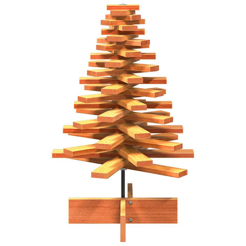 vidaXL Weihnachtsbaum Holz zum Schmücken 80 cm Massivholz Kiefer