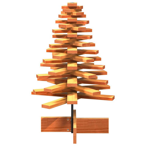 vidaXL Weihnachtsbaum Holz zum Schmücken 80 cm Massivholz Kiefer