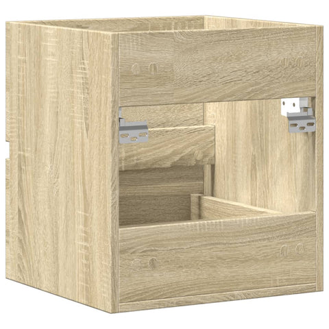 vidaXL Waschbeckenunterschrank Sonoma-Eiche 41x38,5x45cm Holzwerkstoff