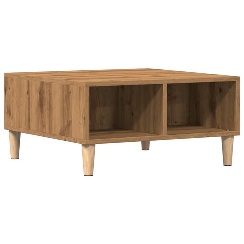 vidaXL Couchtisch Artisan-Eiche 60x60x30 cm Holzwerkstoff