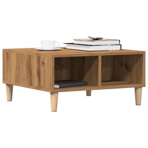 vidaXL Couchtisch Artisan-Eiche 60x60x30 cm Holzwerkstoff