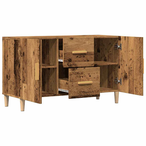 vidaXL Sideboard Altholz-Optik 100x36x60 cm Holzwerkstoff