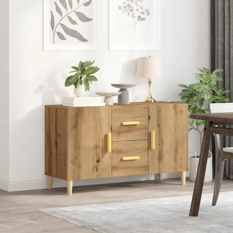 vidaXL Sideboard Artisan-Eiche 100x36x60 cm Holzwerkstoff