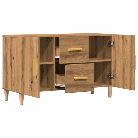 vidaXL Sideboard Artisan-Eiche 100x36x60 cm Holzwerkstoff