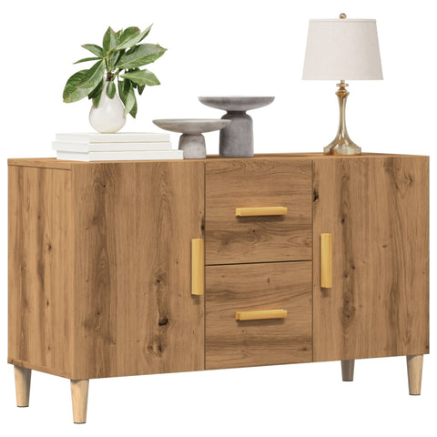 vidaXL Sideboard Artisan-Eiche 100x36x60 cm Holzwerkstoff