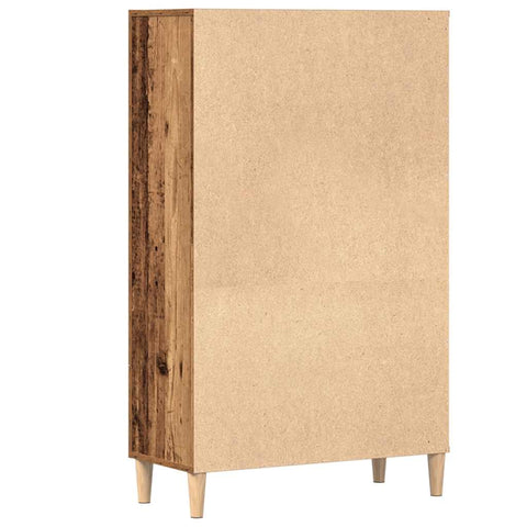 vidaXL Highboard Altholz-Optik 70x31x115 cm Holzwerkstoff