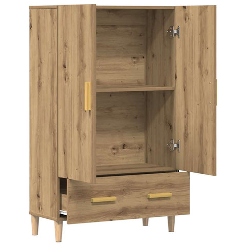 vidaXL Highboard Artisan-Eiche 70x31x115 cm Holzwerkstoff