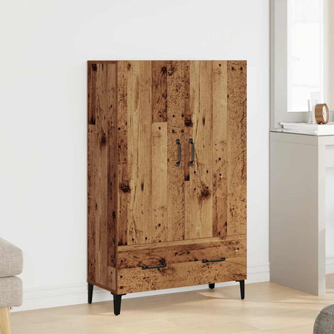 vidaXL Highboard Altholz-Optik 70x31x115 cm Holzwerkstoff