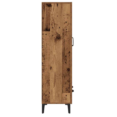 vidaXL Highboard Altholz-Optik 70x31x115 cm Holzwerkstoff