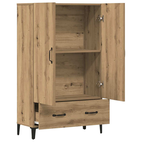 vidaXL Highboard Artisan-Eiche 70x31x115 cm Holzwerkstoff