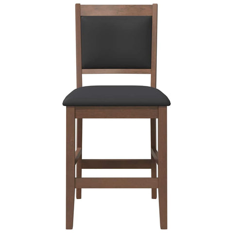 hocami - Barhocker mit Kissen 2 Stk. Braun Massivholz Gummibaum - barhocker-mit-kissen-2-stk-braun-massivholz-gummibaum-7 - 