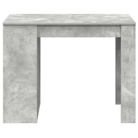 Schreibtisch mit Schubladen und Ablage Betongrau 102x62x77,5 cm