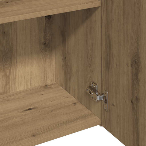 vidaXL Highboard Artisan-Eiche 60x32x190 cm Holzwerkstoff