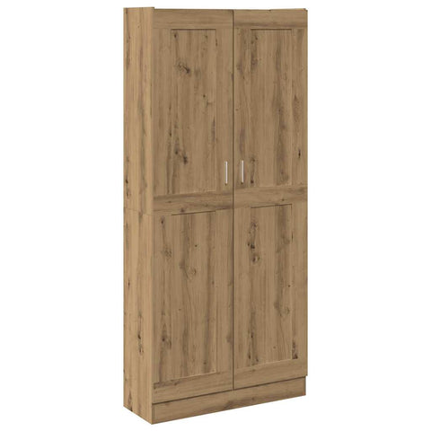 vidaXL Highboard Artisan-Eiche 82,5x30,5x185 cm Holzwerkstoff