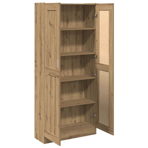 vidaXL Highboard Artisan-Eiche 82,5x30,5x185 cm Holzwerkstoff