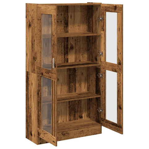 vidaXL Highboard Altholz-Optik 82,5x30,5x150 cm Holzwerkstoff