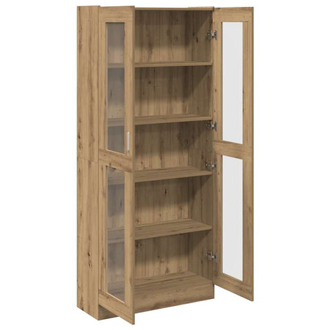 vidaXL Highboard Artisan-Eiche 82,5x30,5x185 cm Holzwerkstoff