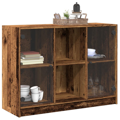 vidaXL Sideboard Altholz-Optik 102x37x75,5 cm Holzwerkstoff