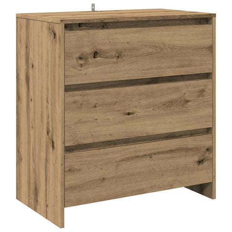 vidaXL 2-tlg. Sideboard Artisan-Eiche Holzwerkstoff