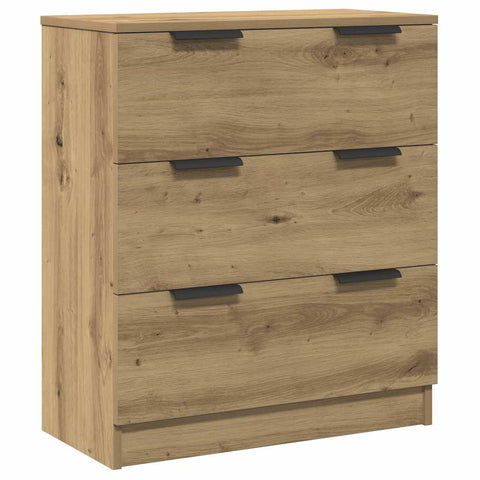 vidaXL Sideboards 3 Stk. Artisan-Eiche 60x30x70 cm Holzwerkstoff