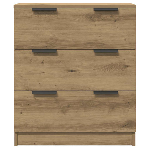 vidaXL Sideboards 3 Stk. Artisan-Eiche 60x30x70 cm Holzwerkstoff