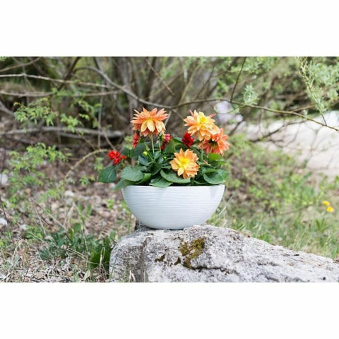 Blumentopf EDA   Weiß Ø 25 cm-2