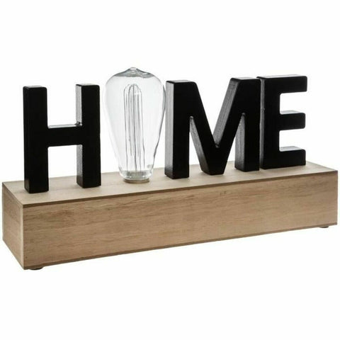 Deko-Figur Atmosphera 'Home' LED Leicht (34 x 16 x 8 cm)-1