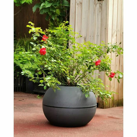 Blumentopf Riviera 814276 Grau rund Bold Ø 40 cm-2