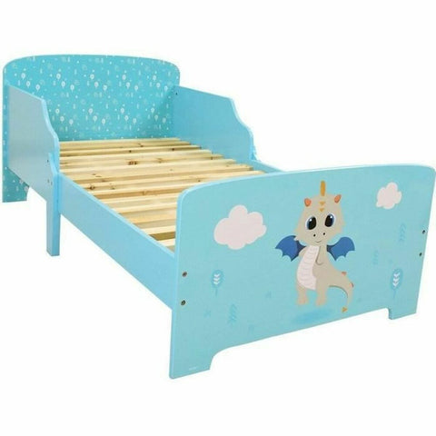 Bett Fun House LEON THE DRAGON 140 x 70 cm Holz MDF-0