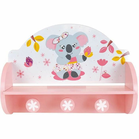 Wandgarderobe Fun House Rosa Holz MDF (33 x 46 x 15 cm)-2