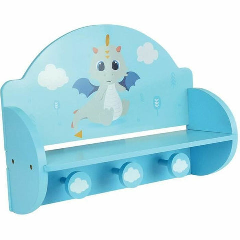 Wandgarderobe Fun House Blau Holz MDF (33 x 46 x 15 cm)-1