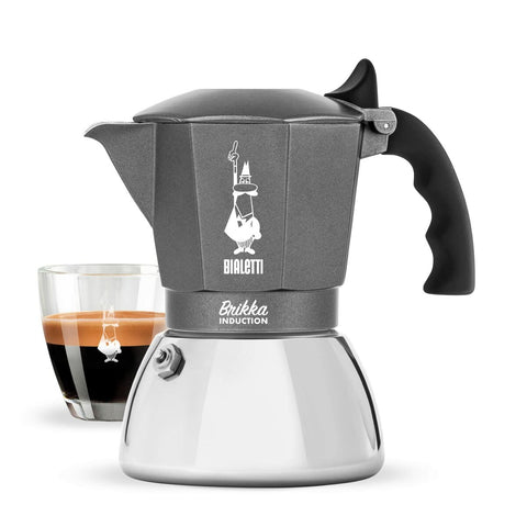 Italienische Kaffeemaschine Bialetti Brikka Aluminium-0